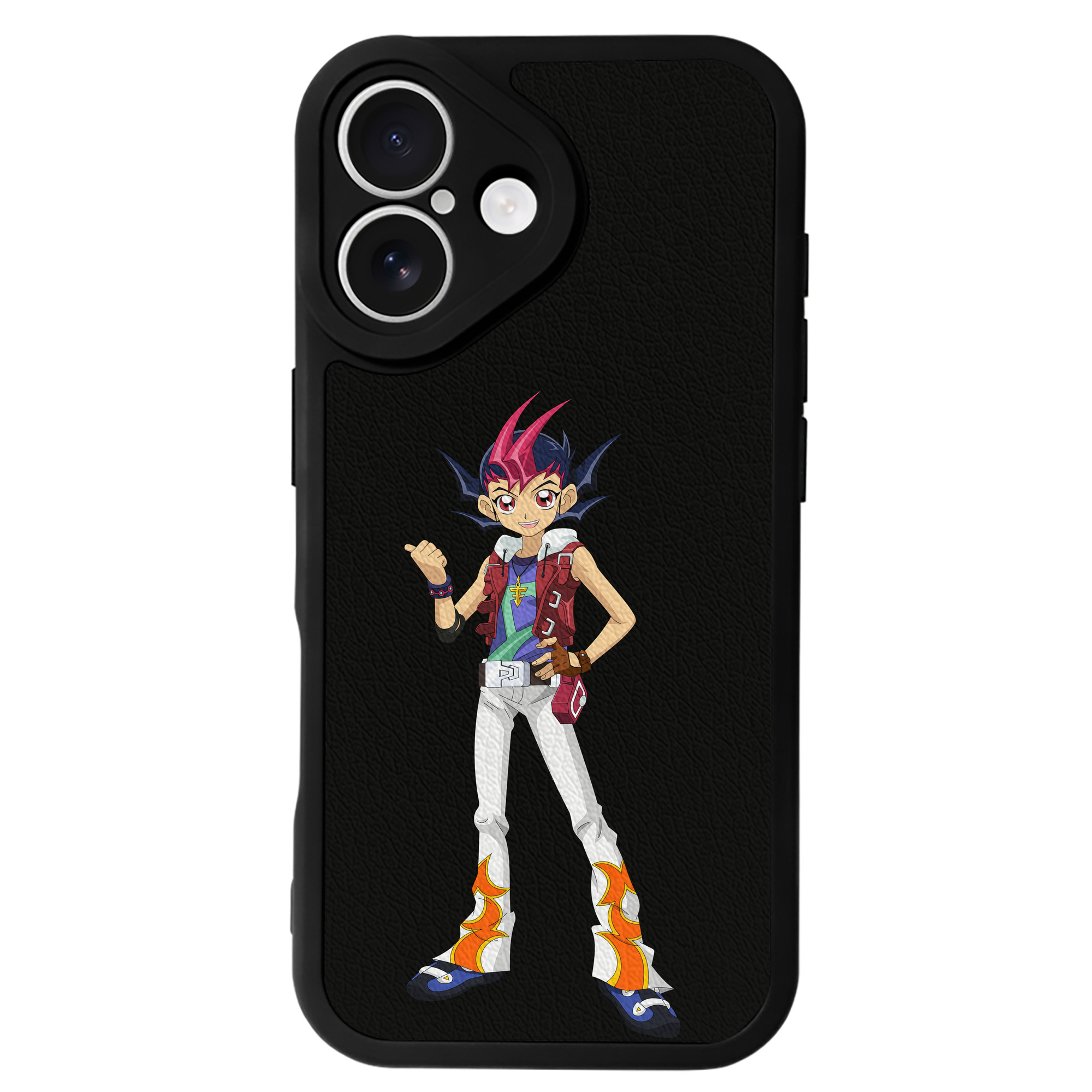 遊☆戯☆王 Yu-Gi-Oh! 【iPhone 16シリーズ対応】シリコンスマホケース（レザー調） 材質：シリコン